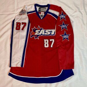 2009 NHL All Star East SIDNEY CROSBY #87 Hockey Jersey Pittsburgh Penguins sz 56